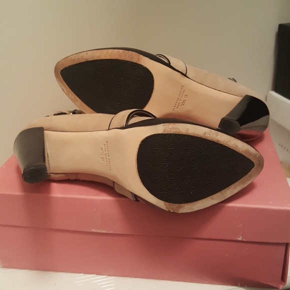 Rebecca Taylor Camel Suede Leopardo Boots 9.5 M - Picture 4 of 5